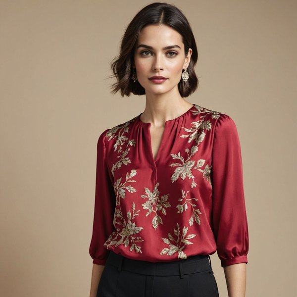 Quels types de hauts en soie sont adaptés pour des occasions festives?