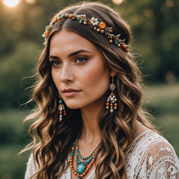 Comment choisir des accessoires de cheveux pour une coiffure bohème chic?